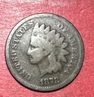 1878 US Indian Head Cent! Lower Mintage! Good! Old US Coin!