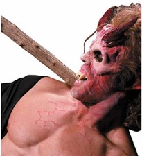 Hell Horns Devil Satan Demon Dress Up Halloween Costume Makeup Latex Prosthetic