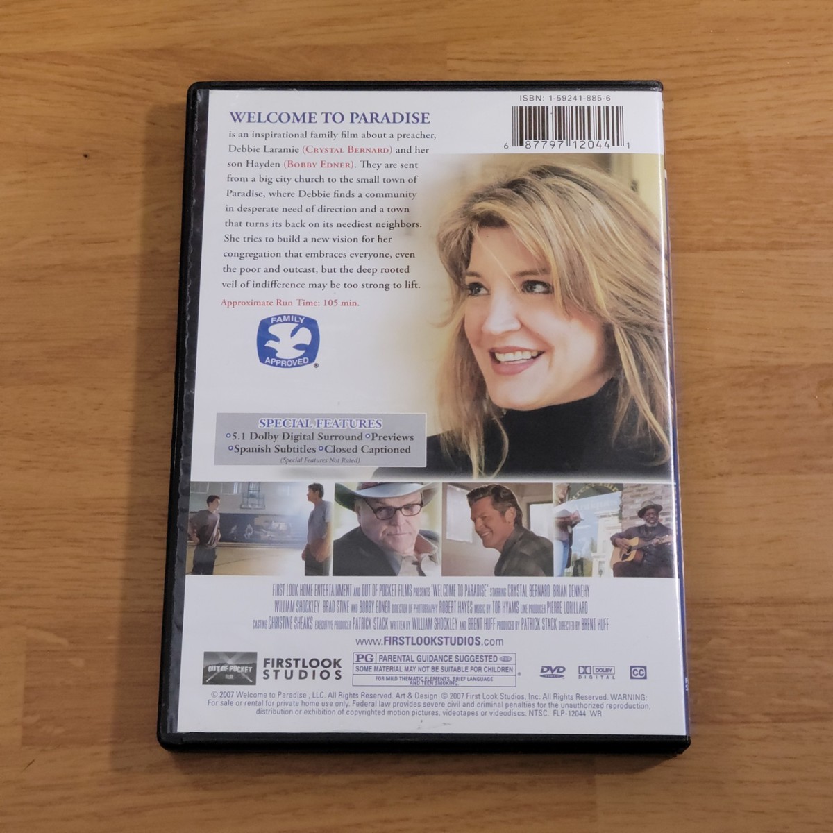 Welcome To Paradise (2007) DVD Crystal Bernard Brian Dennehy Brad