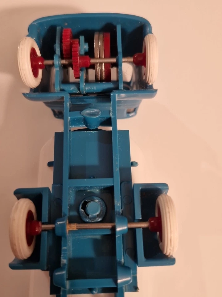 BERLIET CAMION CITERNE ELF CALTEX USA JOUET ANCIEN BOITE BOURBON FRICTION PUB - Photo 4/4