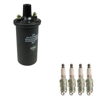 NGK Ignition Coil 4 Nickel Spark Plugs Kit For Vega 2.3 L4