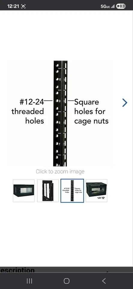 navepoint 9u wall mount rack 00301082 - Image 4 of 4