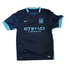 Nike Manchester City 2015 2016  Football Soccer Jersey Size L Shirt blokecore