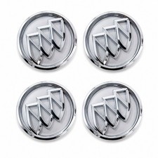 4pcs Buick 60mm Wheel Center Cap Chrome Tri-shield Logo Hub Cap Rim Cover