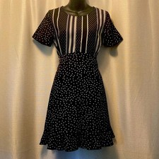 Nasty Gal polka dot and striped dress