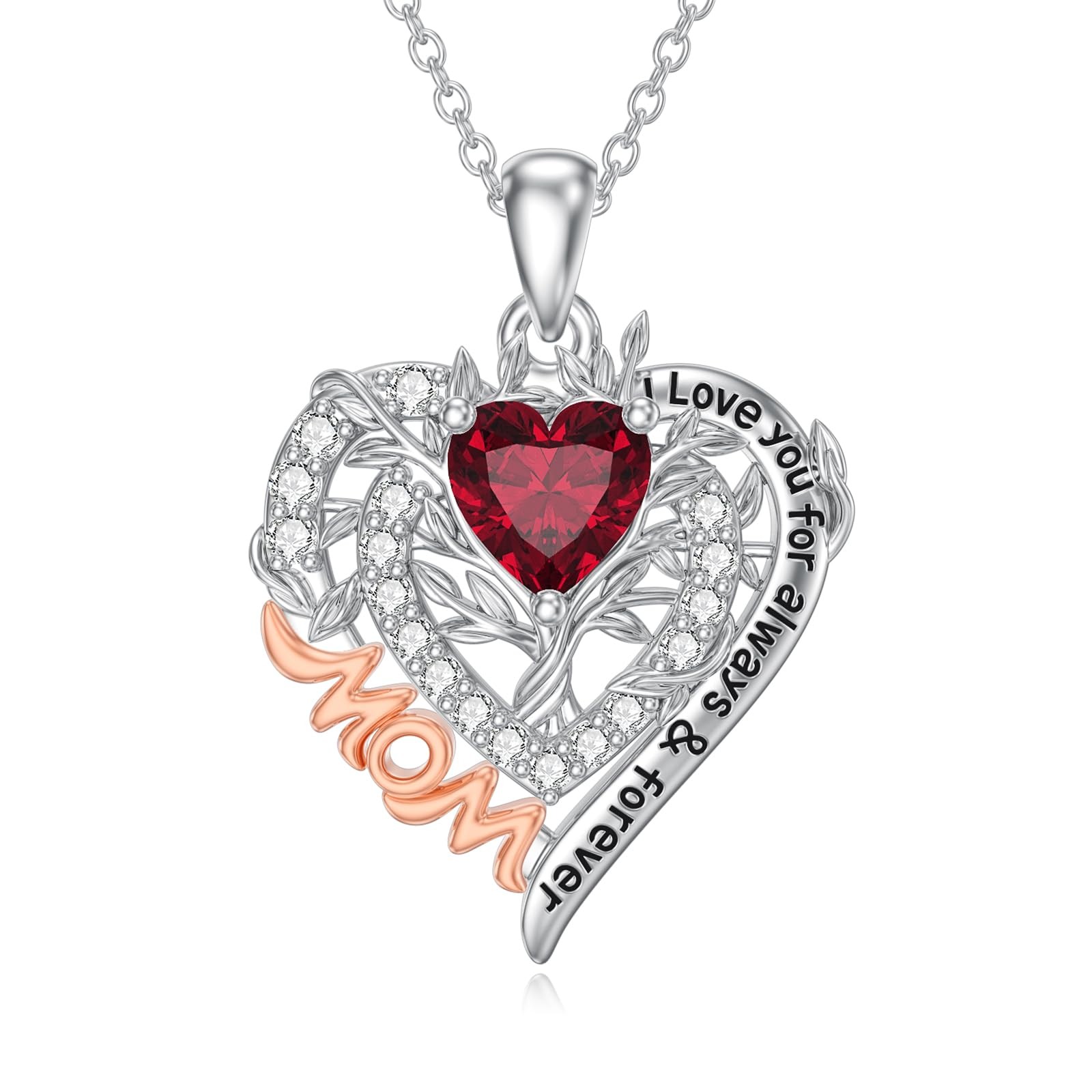 Mother necklaces for mothers day 925 sterling silver gifts for mom grandma wi...
