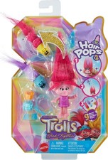 DreamWorks Trolls Band Together Hair Pops Queen Poppy Small Doll  Accessories