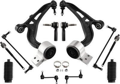 12Pcs Front Lower Control Arm Ball Joint Tie Rod End For 2011-2017 Ford Explorer