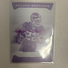 2019 Panini Record Breakers Magenta Plate 1/1 Derrick Henry