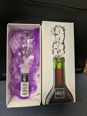 NEW MIKASA Art Form Torso Austrian Crystal Venus De Milo Wine Bottle Stopper 