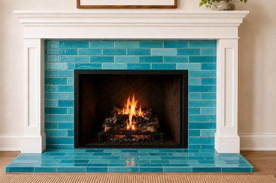 Fireplace Tile  Victorian Fireplace tile Antique Fireplace tile vintage tile