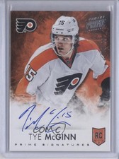 2013-14 Panini Prime Signatures 69/99 Tye McGinn #S-TMG Auto 0b0