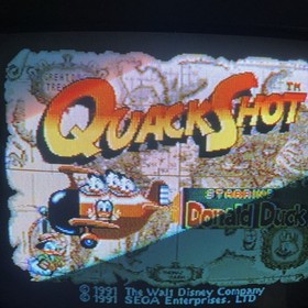 QuackShot: Starring Donald Duck (Sega Genesis, 1991) Case and Game - No Manual