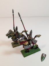 Warhammer Fantasy Battles - 2X High Elves Silver Helms - Mounted - Painted GWS 4