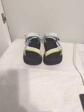 Teva Midform Universal Platform Sandals Pastel Blue/Green Women's 9