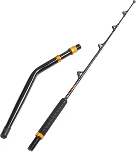 2 PCS Fiblink Bent Butt Fishing Rod Saltwater Offshore Trolling Rod Big Game