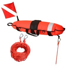 Orange Dive Buoy for Scuba Divers  Durable Nylon