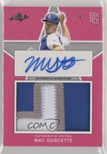 2019 Leaf Perfect Game All-American Classic Pink 7/8 Mac Guscette Patch Auto a8r