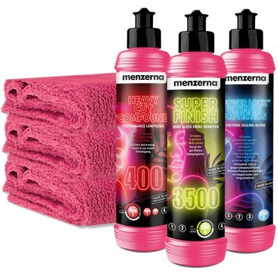 Hochglanzpolitur Autopolitur Polituren Auto Menzerna Lady Edition Set - LadyTrio