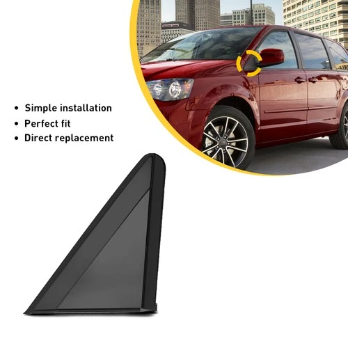 Driver Left Side Mirror Flag Applique Flag Fit for 08-19 Chrysler Town & Country