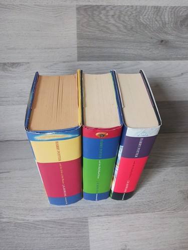 Harry Potter Books 1 To 7 Bloomsbury 3 x Hardback First Edition 4 x Softcover - Foto 24 di 24