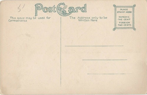 Postkarte I Just Raised The Ante Comic schelmischer Jungen Damenstuhl unverpostet  - Bild 2 von 2