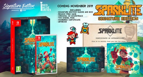 SPARKLITE SIGNATURE EDITION Nintendo Switch PAL Español New Sealed Region Free - Imagen 5 de 5