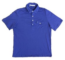 Criquet Polo Shirt Mens Medium Pima Cotton Casual Peru Short Sleeve Pocket