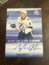 2015-16 SP Authentic Sign of the Times Tyler Johnson Auto #SOTT-TJ