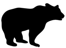 4.8" X 6.8" Bear Vinyl Decal Sticker for Car Bumper Truck Door Home Window Wall