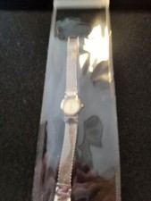 Womens Nine West Watch Silver Tone New Battery
