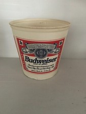 BUDWEISER VINTAGE 1 GALL WAX ICE BUCKET