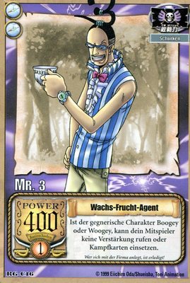 One Piece Mr 3 Wachs Frucht Agent Ebay