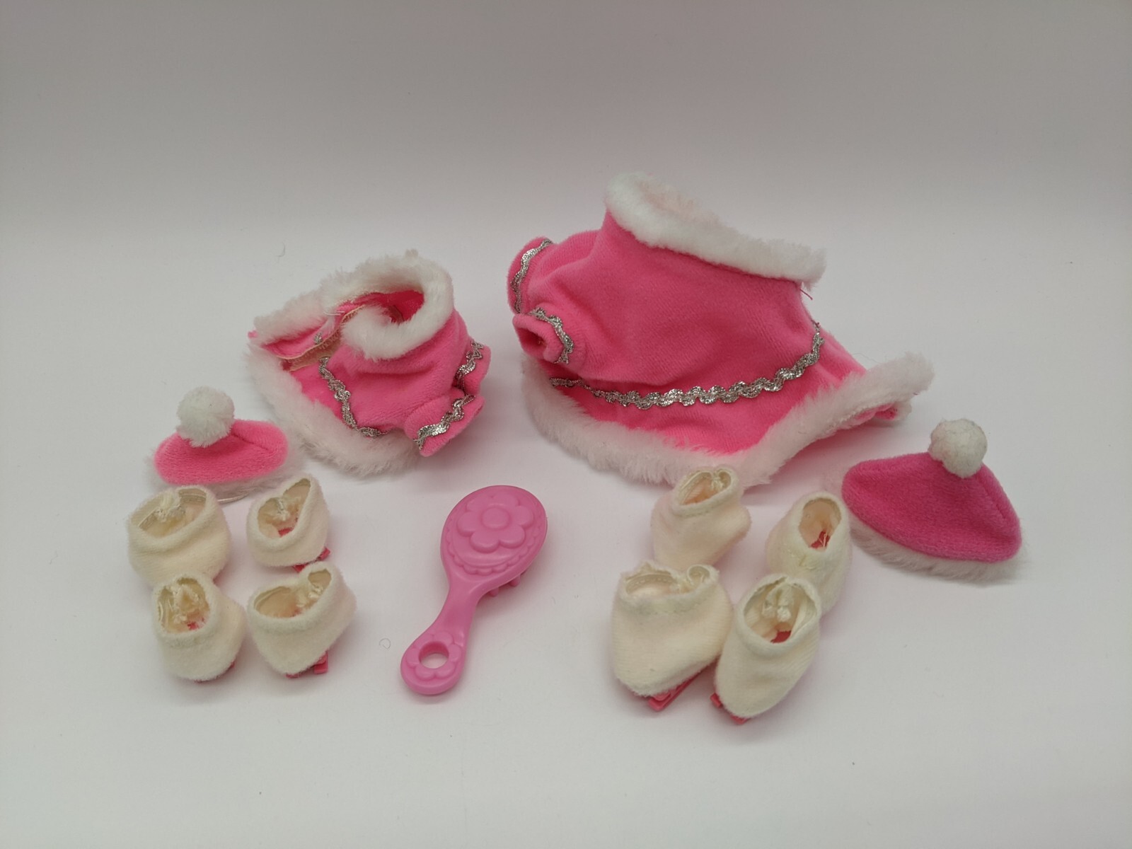 My Little Pony abiti pattinaggio su ghiaccio pattini cappelli spazzola MLP vintage G1 angeli della neve