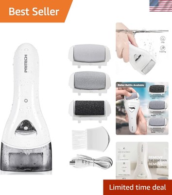 Electric Feet Callus Removers Rechargeable,Portable Electronic Foot File Pedi...