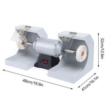 Polishing Lathe Machine Bench Buffing Grinder Dental Lab High Speed Polisher
