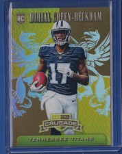 2015 ROOKIES & STARS Dorial Green-Beckham CR14 CRUSADE ROOKIES GOLD INSERT /25 C