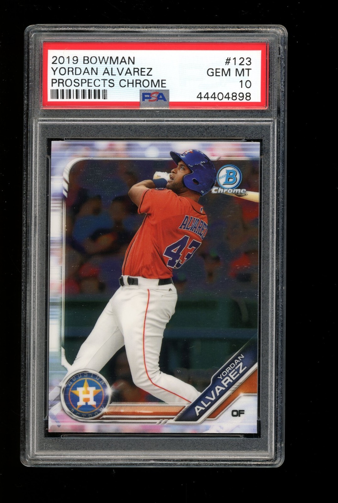 2019 Bowman Chrome #123 Yordan Alvarez Houston Astros PSA 10 GEM MINT QTY