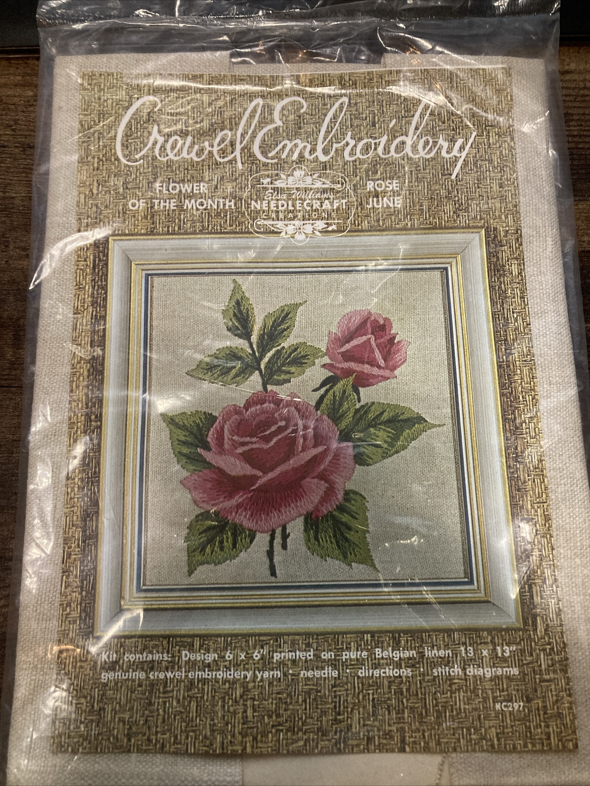 Vintage Elsa Williams Crewel Embroidery Kit 707 Unopened Beginners