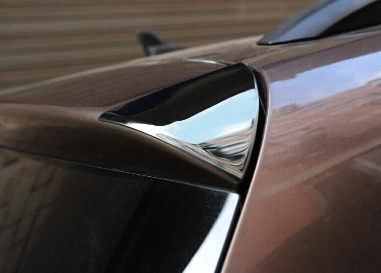 Rear Boot Spoiler Wing Flap Black Steel 2PCS 11-17 18 Fit For VW Touareg - Image 3 of 4