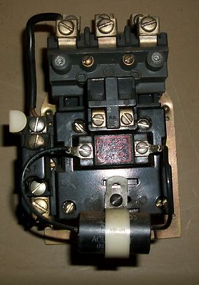 Allen Bradley Size 1  Motor Starter W/120V Coil- #209AC-B0DX484