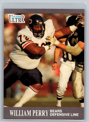 William The Refrigerator Perry 1991 Ultra FOOTBALL #159 Chicago