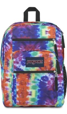 Jansport Big Student Backpack Colorful Tie Dye Fits 15'' Laptop Unisex JS0A47JK9T