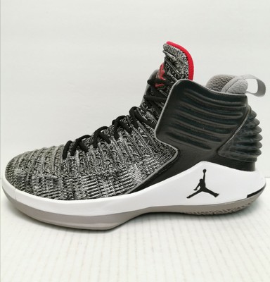 Nike Air Jordan Xxxii 32 Mvp Size 5 Y Black University Red Cement Grey Sneaker Ebay