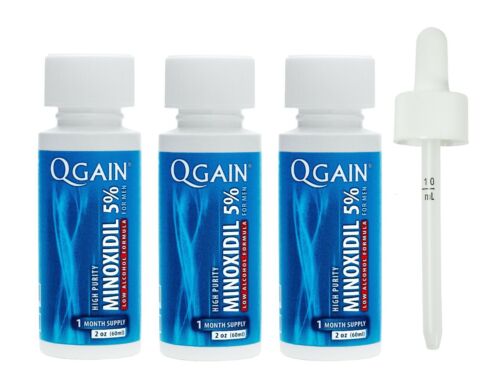 Venta-qgain alta pureza Minoxidil Fórmula de alcohol para hombres Baja 3 meses de suministro