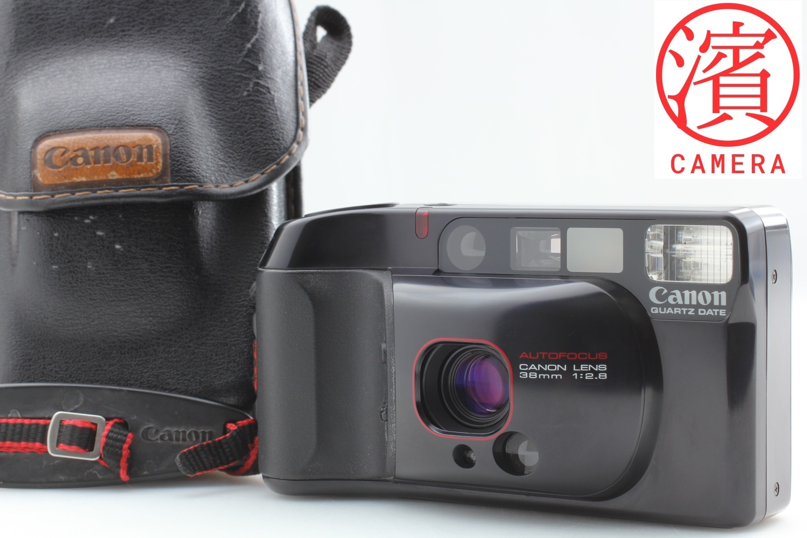 Near Mint Canon Auto Boy 3 Quartz Date 35mm Film Camera Body Japan