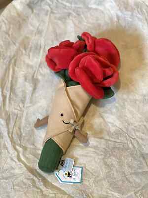 JeIIycat Amuseables Rose Bouquet Valentine's Day Plush Toys Gift New With Tag