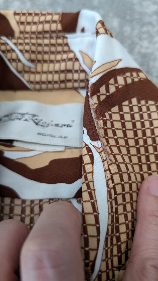 Camisa Aloha Vintage Tori Richard Manga Longa  - Imagem 4 de 4