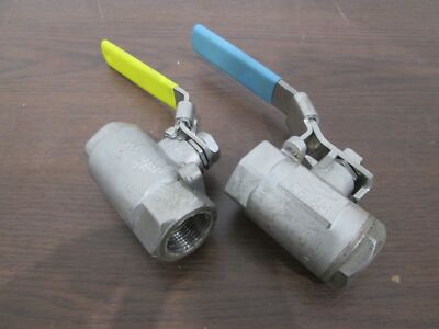 Apollo/Milwaukee, CF8M, 3/4'', 2000 WOG, Ball Valve, Used, Lot of 2