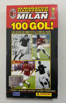 Illustrierter Almanach von MAILAND 100 TORE! VHS Panini Logos Video Vintage